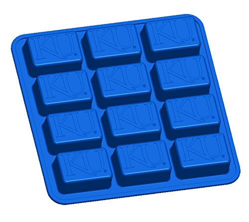 NCAA Kansas Jayhawks Ice Trays & Candy Mold, One Size, Royal Blue