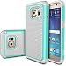 Galaxy S7 Case, E LV Samsung Galaxy S7- Full Body Hybrid Armor Protection Defender Case Cover - Dual Layer Armor Protective Case Cover for Samsung Galaxy S7 - [TEAL/GREY]