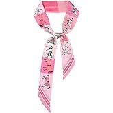JERLA 100% Mulberry silk Scarf Bag scarf Head Hair Ribbon Handbag Handle wrap Tie Bundle Scarf Neckerchief Scarf for women