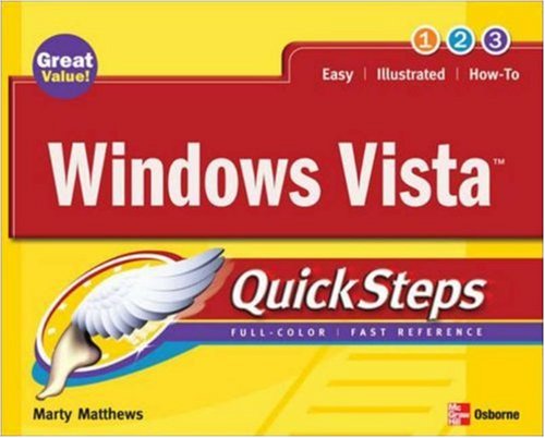 Windows Vista QuickSteps by Marty Matthews