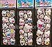 3 Sheets Puffy Dimensional Scrapbooking Party Stickers-FREE USA SHIPPING - HELLO KITTY