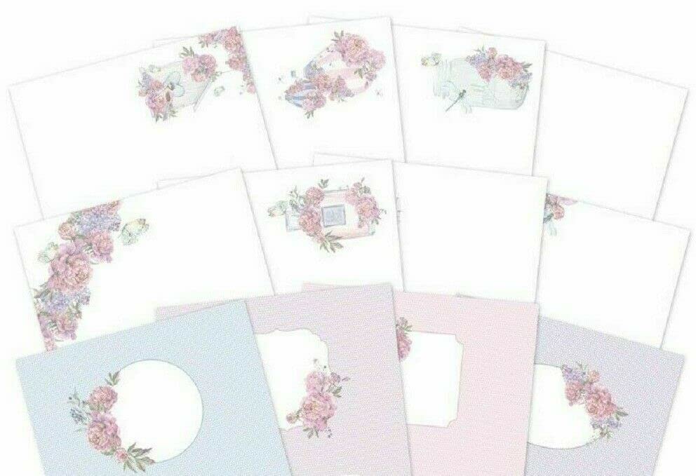 Hunkydory - Peony Promise - Card Inserts - 36 Sheets - PEONY102