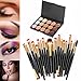 Susenstone20 pcs/set Makeup Brush Set (15 Colors Concealer + 20 BRUSH)
