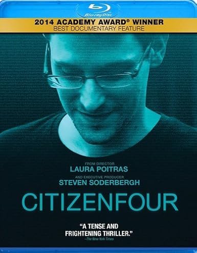 Amazon Com Citizenfour Blu Ray Edward Snowden Laura Poitras Cine Y Tv