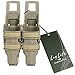 Loglife Tactical Magazine Pouch Bag Portable Fast Mag Pouch FOR Pistol Double Stack 9mm Molle Strike System Small Nylon Bag
