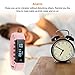 Diggro ID115HR Smart Bracelet Heart Rate Bluetooth 4.0 Sports Pedometer Calorie IP67 Waterproof Sleep Monitor Call/SMS Reminder Sedentary Reminder for Android IOS (Pink)