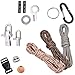 The Friendly Swede DIY Paracord Kit - With 3 X Cords + 10 X Essential Accessories to Make Your OWN Survival Paracords, with Basic Instructions +