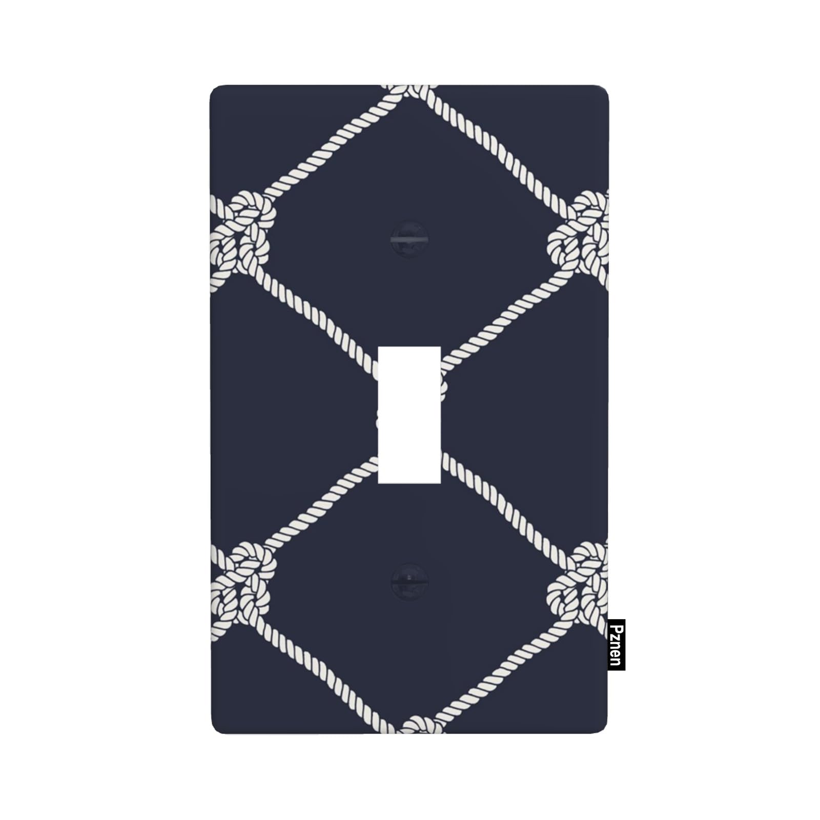 Pznen Nautical Rope Single Toggle Light Switch
