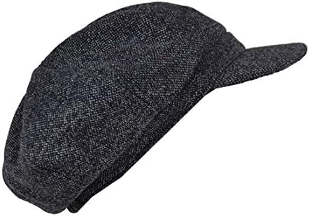 Ladies Large Melange Newsboy Cap
