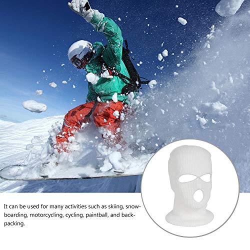 Per Full Face Winter Warm Mask with 3 Holes Breathable Knitted Balaclava Hat Thermal Ski Cycling Mask for Men Women