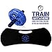 BIO Core Ab Roller - Fitness Wheel & Abdominal Carver to Workout, Exercise & Strengthen Your Abs & Core - Plus, Get A Free Pro Knee Mat to Supplement Your Training for A Limited Time - Blue