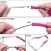 ewinever 2-Pack Adjustable Kids Neoprene Eyewear Retainer,Child Sunglass & Sunglasses Holder Strap Cord for Children Eyeglasses (Pink)