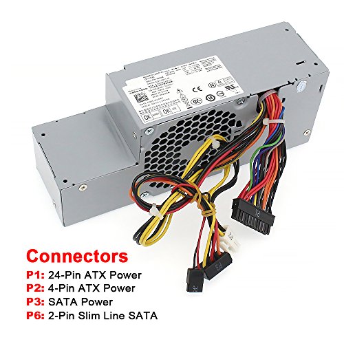 YEECHUN-235W-FR610-PW116-RM112-67T67-WU136-R224M-Power-Supply-for-Dell-Optiplex-760-960-780-580-Small-Form-Factor-SFF-System-Models-Number-H235P-00-L235P-01-L235P-00-H235E-00-F235E-00-L235ES-00