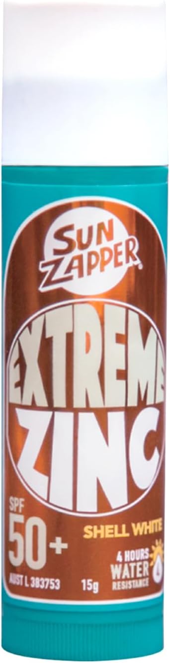 Sun Zapper Extreme Zinc Stick SPF50+ White Mineral Sunblock Australia