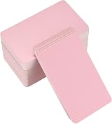 Tomoyuki 150 Pcs Pink Kraft Blank Cards 3.46x2.04 In DIY Memo Gift Tags