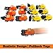 12 Pack Construction Vehicles Pull Back Style -Play Vehicles - Push and Play Engineering Trucks - Assorted Construction Designs
