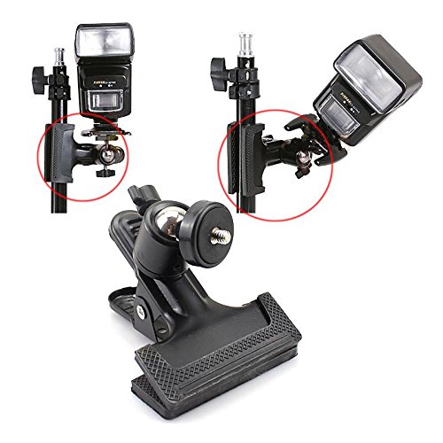 Desk Pipe Handlebar Rotating Clip Clamp Mount Holder Stand for Logitech Webcam C922x C922 C930e C930 C920 C615