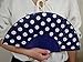 Salutto Hand Fan with Beautiful Fabric Printed (Lemon)