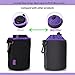 (3 pack)SEMKI Neoprene Lens Pouch bags Case of Soft Plush Lining for DSLR Camera Lens(Canon, Nikon, Sony, Tamron, Pentax, etc)