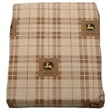 John Deere Baby Stuff John Deere Bedding Traditional Tractor and Plaid Collection, 3-Piece Sheet Set, Twin Size