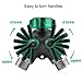 Garden Hose Splitter 2 Way - Water Hose Splitter with Long Handle Garden Hose Shut off Valve Double Y Connector Faucet Splitter Hose Connector