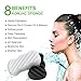 pureGLO Body Wash Cleansing Bath Konjac Sponge [2 pack] | Natural and Chemical Free Charcoal and Original Exfoliating Face Shower Sponge| Eco-friendly for Baby and Adults All Skin Types