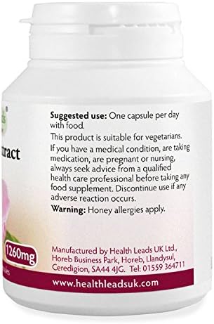 High Strength Royal Jelly Extract 3:1 (4% 10-HDA) 1260mg x 90 Capsules (100% Additive Free), 90 count (Pack of 1) - Image 4
