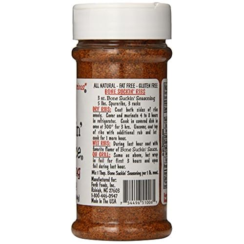 Bone Suckin' Sauce Bone Suckin' Original Seasoning and Rub, 5.8 Ounce Grocery & Gourmet Food, Herbs, Spices & Seasonings, Mixed Spices & Seasonings, Gourmet Rubs