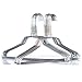 BriaUSA Metal Clothes Hangers 50 Pack Silver Color Galvanized Wire Hangers Length 16 inch Thickness 13 Gauge