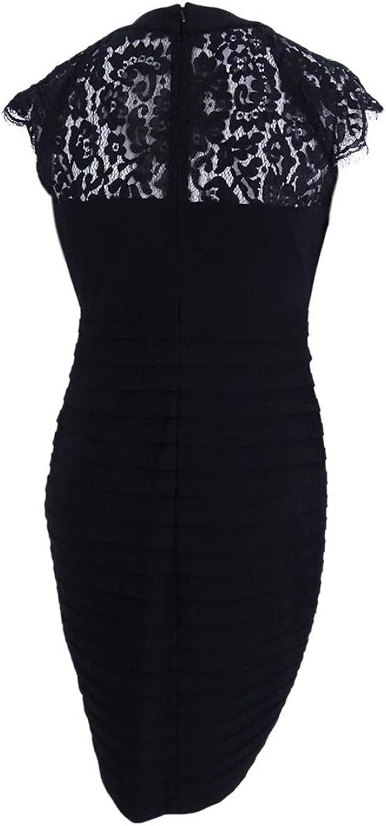 betsy and adam black dress