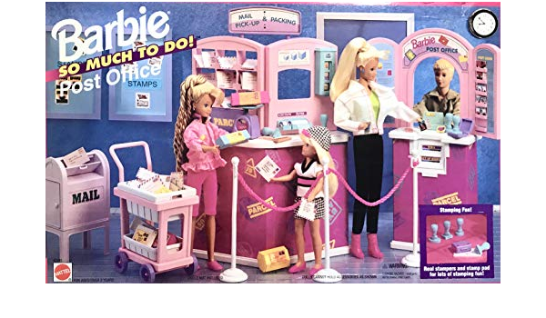 barbie office playset