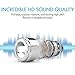 Truly Wireless Earbuds Bluetooth 5.0 Lesoom True Wireless Earbuds in Ear IPX5 Waterproof Sweatproof Noise Cancelling Headphone 15 H Wireless Earphones with Mic for iPhone Samsung Boys Gym Running