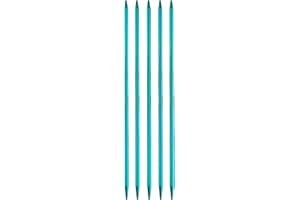 Weabetfu Aluminum Double Pointed Knitting Needles Colored Metal Knitting Needle 7-inch(18cm) Length for Handmade DIY Knitting Yarn Projects,US Size 4(3.5mm)
