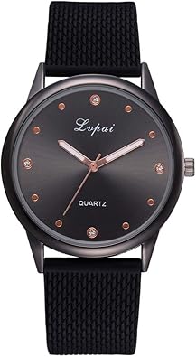 casual quartz analog silicone