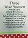Three Wise Women Would Have.. Hand Towel