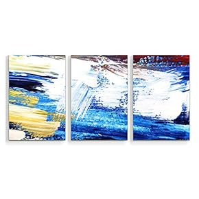 signwin 3 Piece Canvas Wall Art Abstract Color...