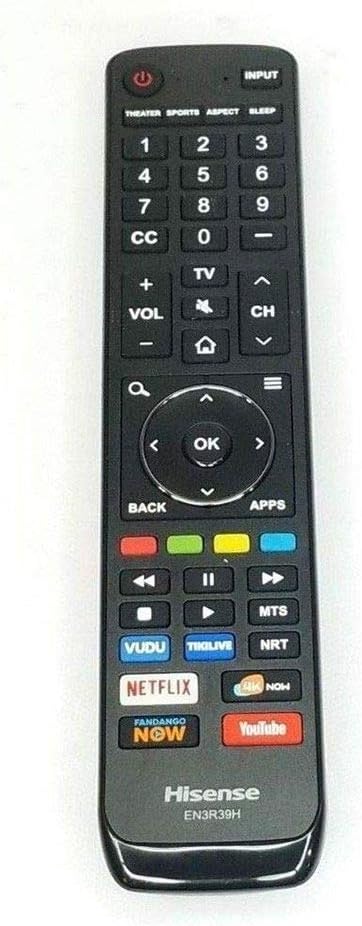 Amazon Com Oem Remote Hisense En3r39h For Select Hisense Sharp Tvs Home Audio Theater