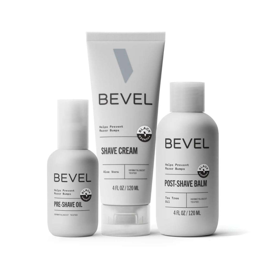 Photo 1 of *PARTIAL SET*
Bevel Shaving Kit for Men - BEARD OIL AND CONDITIONER