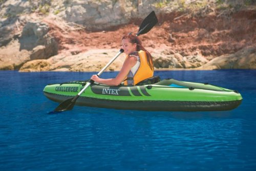 sevylor colorado kit inflatable kayak + paddle + pump 1 2