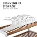 femor Shoe Slots Organizer, Adjustable Shoe Rack Shoe Organizer - Double Layer Stack - Space Saver Storage Rack Holder 10-Pack (9.8Inch，White)