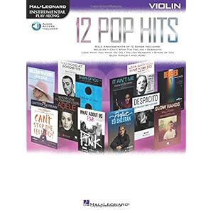 12 Pop Hits: Violin: Instrumental Play-Along