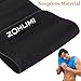 ZOHUMI Mens Waist Trimmer,Widening Neoprene Waist Trainer Ab Belt with Flexible Back Support for Fitness (XL/ 37-49 inches) Black