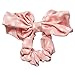 Polytree 5pcs Cute Girls Women's Big Polka Dot Rabbit Ear Hair Bow Tie Bands Ponytail Holder