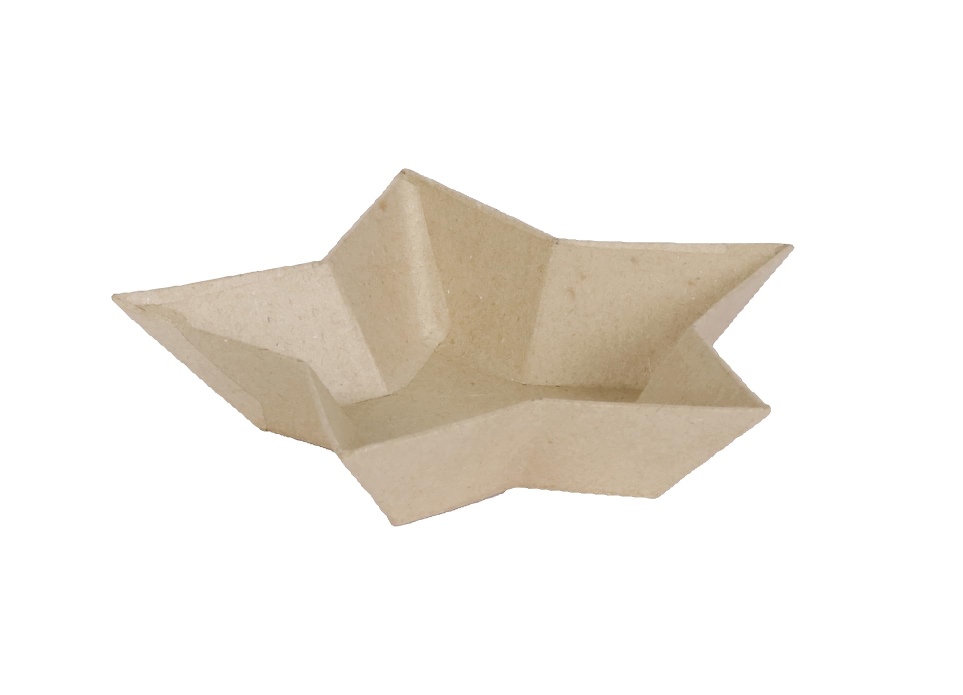 Décopatch - Ref AC766C - Star Dish - Papier Maché Object to Decorate - 15 x 15 x 3cm - Decorate with Décopatch Papers & PaperPatch Glue, Glitter, Paints