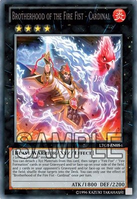 Yu-Gi-Oh! - Brotherhood of the Fire Fist - Cardinal (LTGY-EN054) - Lord of the Tachyon Galaxy - Unlimited Edition - Secret Rare
