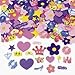 500 Self Adhesive Foam Princess Shapes - Stickers