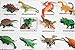 Curious Minds Busy Bags Montessori Dinosaur Figure Animal Match - Miniature Dino Figurines with Matching Cards - 2 Part Cards. Montessori Learning Toy, Language Materials