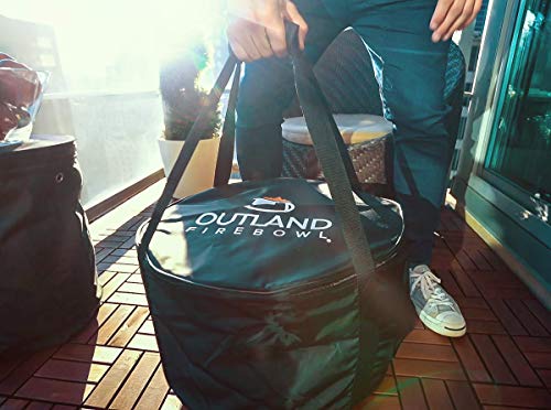 Outland Firebowl UV and Weather Resistant 760 Standard Carry Bag, Fits 19-Inch Diameter Outdoor Portable Propane Gas Fire Pit - Thumbnail 4