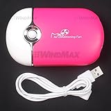 Ships From CA, USA Rose Color Brand Portable Mini Fan Air Conditioning Condition Blower USB for Eye Lashes Eyelashes Eyelash Extension Beauty Salon Tool