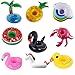 Erlsig Inflatable Drink Holders Summer Water Float Toy 9 Packs Drink Floats Flamingo Unicorn Duck Cup Holders Coasters Pool Party and Kids Bath Toys